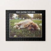 Cocker Spaniel Dog Aangepast Jigzaag Puzzle Legpuzzel (Horizontaal)