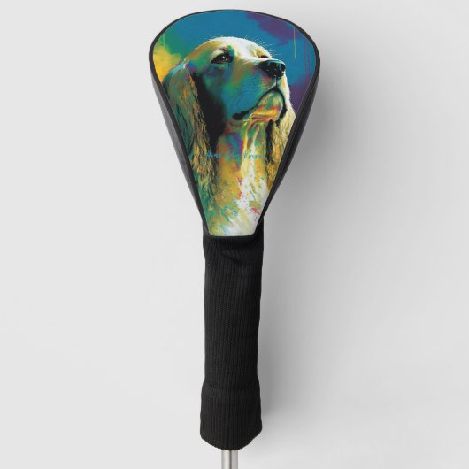 Cocker Spaniel Dog - Compositie 004 Golfheadcover (Voorkant)