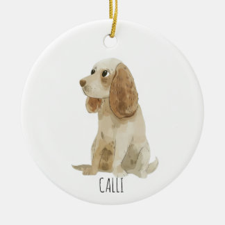 Cocker Spaniel dog Keramisch Ornament
