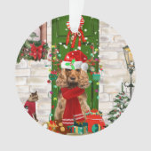 Cocker Spaniel Dog Kerstmis Ornament (voorkant)