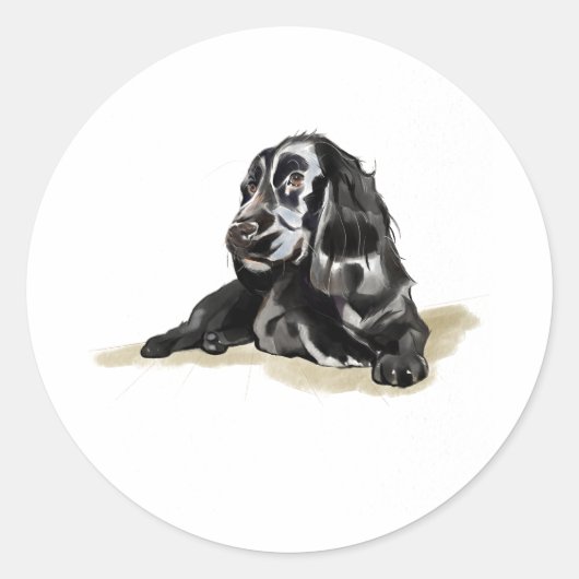 Cocker Spaniel Dog Lover Sticker (Voorkant)