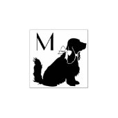 Cocker Spaniel Dog Puppy Rubberstempel (Afrduk)