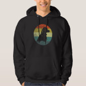 Cocker Spaniel Dog Retro Design Hoodie (Voorkant)