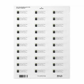 Cocker Spaniel Dog Return Address Label (Full Sheet)