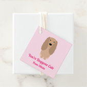 Cocker Spaniel Dog Valentijnsdag Party Bedankjes Labels (In situ)