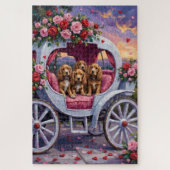 Cocker Spaniel Dog Valentine's Day  Legpuzzel (Verticaal)