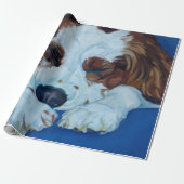 Cocker Spaniel Dog Wrapping Paper Cadeaupapier (Uitgerold)