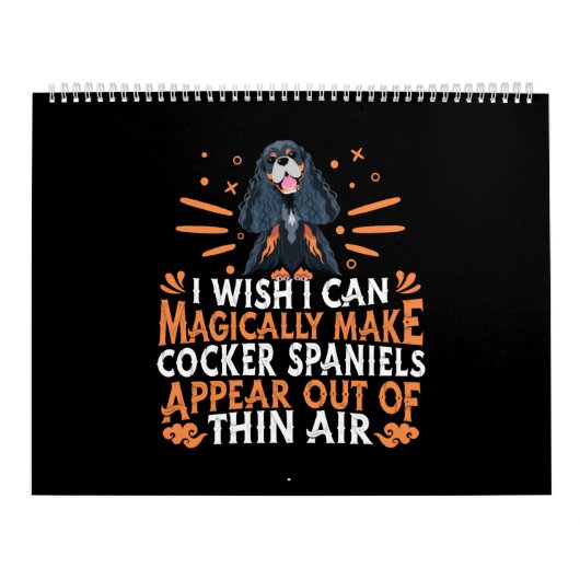 Cocker Spaniel Dogs Kalender (Hoes)