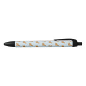 Cocker Spaniel Dogs Pattern Monogramed Zwarte Inkt Pen (Bovenkant)