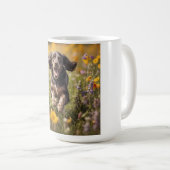 Cocker Spaniel Élégant café Mug (Devant droit)