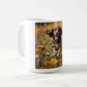 Cocker Spaniel Élégant café Mug (Devant gauche)