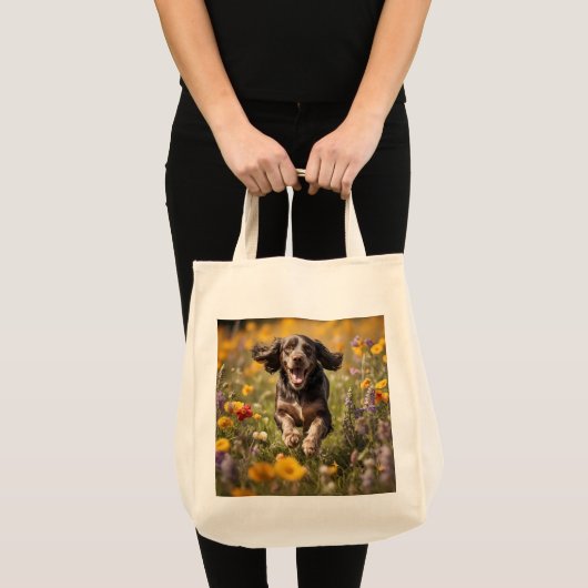 Cocker Spaniel Élégant Sac fourre-tout d'alimentat (Devant (produit))