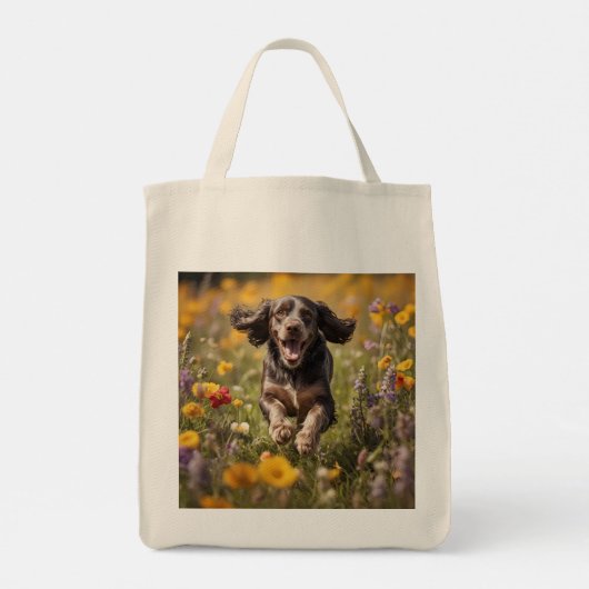 Cocker Spaniel Élégant Sac fourre-tout d'alimentat (Dos)