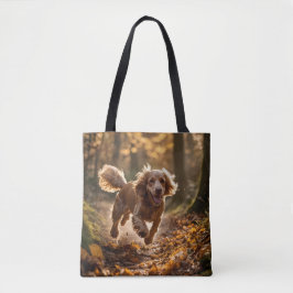 Cocker Spaniel Elegante Canvas tas