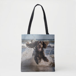 Cocker Spaniel Elegante Canvas tas