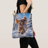 Cocker Spaniel Elegante Canvas tas (Dichtbij)