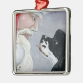 Cocker Spaniel en Santa Dog Art Ornament (Links)