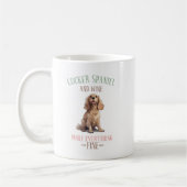 Cocker Spaniel en Wijn Koffiemok (Links)
