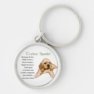 Cocker Spaniel Erfgoed van Liefde Sleutelhanger