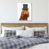 Cocker Spaniel, Formele hond en Pet Canvas Afdruk (Insitu (Slaapkamer))