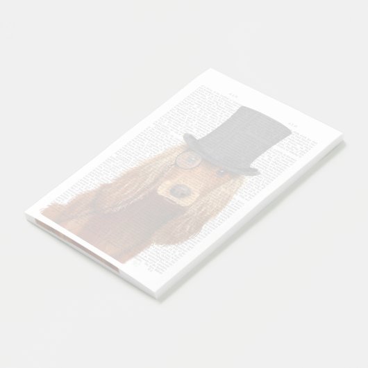 Cocker Spaniel, Formele hond en Pet Post-it® Notes (Schuin)