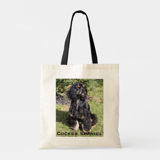 Cocker Spaniel Foto op Canvas tas (Achterkant)