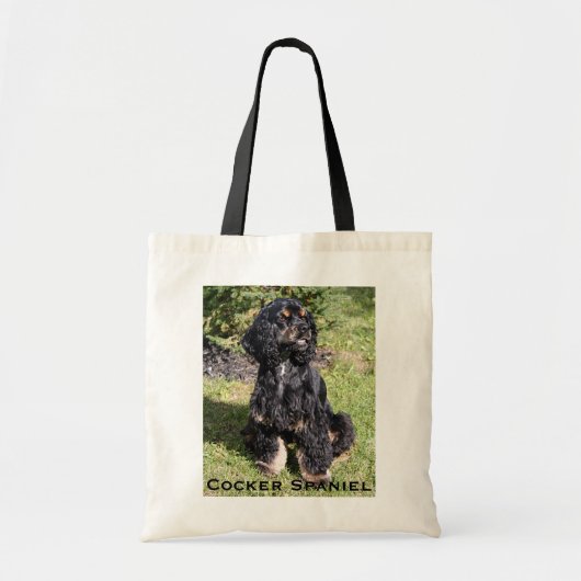 Cocker Spaniel Foto op Canvas tas (Voorkant)