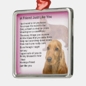 Cocker Spaniel - Friend Poem Metalen Ornament (Links)