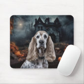 Cocker Spaniel Halloween Scary Muismat (Met muis)