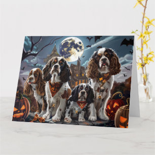 Cocker Spaniel Halloween Spoken Kaart