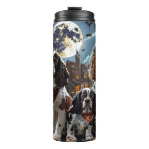 Cocker Spaniel Halloween Spokengeest Thermosbeker
