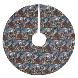 Cocker Spaniel Halloween Spooky Kerstboom Rok