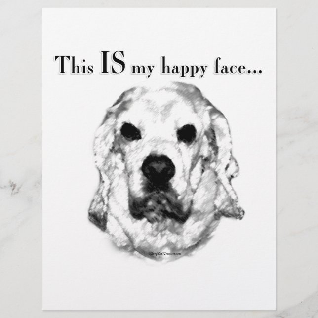 Cocker Spaniel Happy Face (Voorkant)