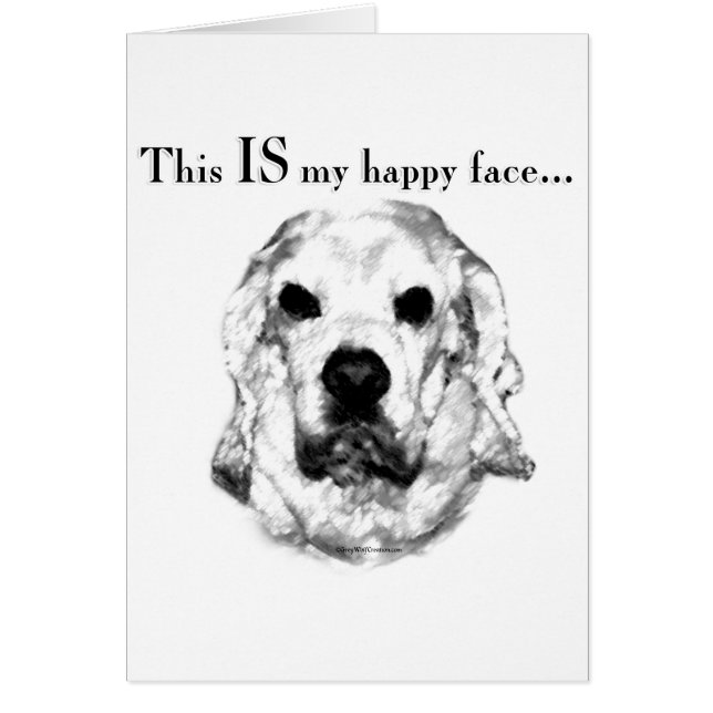 Cocker Spaniel Happy Face (Voorkant)