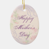 Cocker Spaniel Heart Mam Keramisch Ornament (Achterkant)