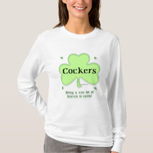 Cocker Spaniel Heaven; St. Patrick's Day Cocker T-shirt
