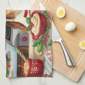 Cocker Spaniel Holiday Baking: Feestelijke Kerst Theedoek (Quarter Fold)