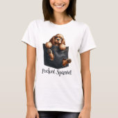 Cocker Spaniel Hond In Een Pocket T-shirt (Voorkant)
