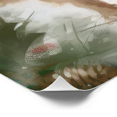 Cocker Spaniel Hond in Sneeuw Kerstmis Perfect Poster (Hoek)