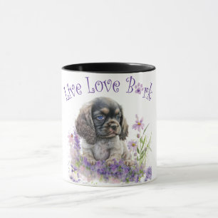 Cocker Spaniel Hond Mom Floral Mok