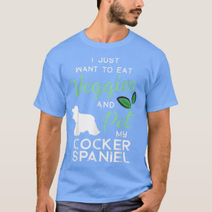 Cocker Spaniel hond sigaar liefhebber eigenaar Ker T-shirt