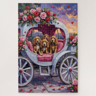 Cocker Spaniel Hond Valentijnsdag  Legpuzzel