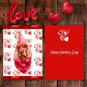Cocker Spaniel Hondenliefhebber Valentijn Gift Feestdagenkaart