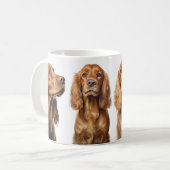 Cocker Spaniel houdt van koffie mok (Voorkant links)
