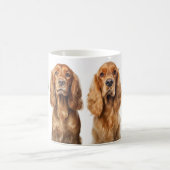 Cocker Spaniel houdt van koffie mok (Center)