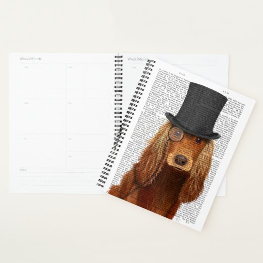 Cocker Spaniel, Hound officiel et Casquette (Devant avec enveloppe)