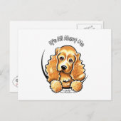 Cocker Spaniel IAAM Briefkaart (Voorkant / Achterkant)