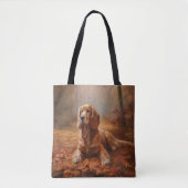 Cocker Spaniel in Herfstbladeren Herfst Inspire Draagtas (Voorkant)