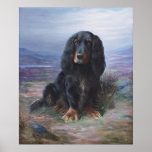 Cocker Spaniel in Highlands door Lilian Cheviot Poster