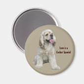 Cocker Spaniel Irresistible Magnet (Recto/Verso)